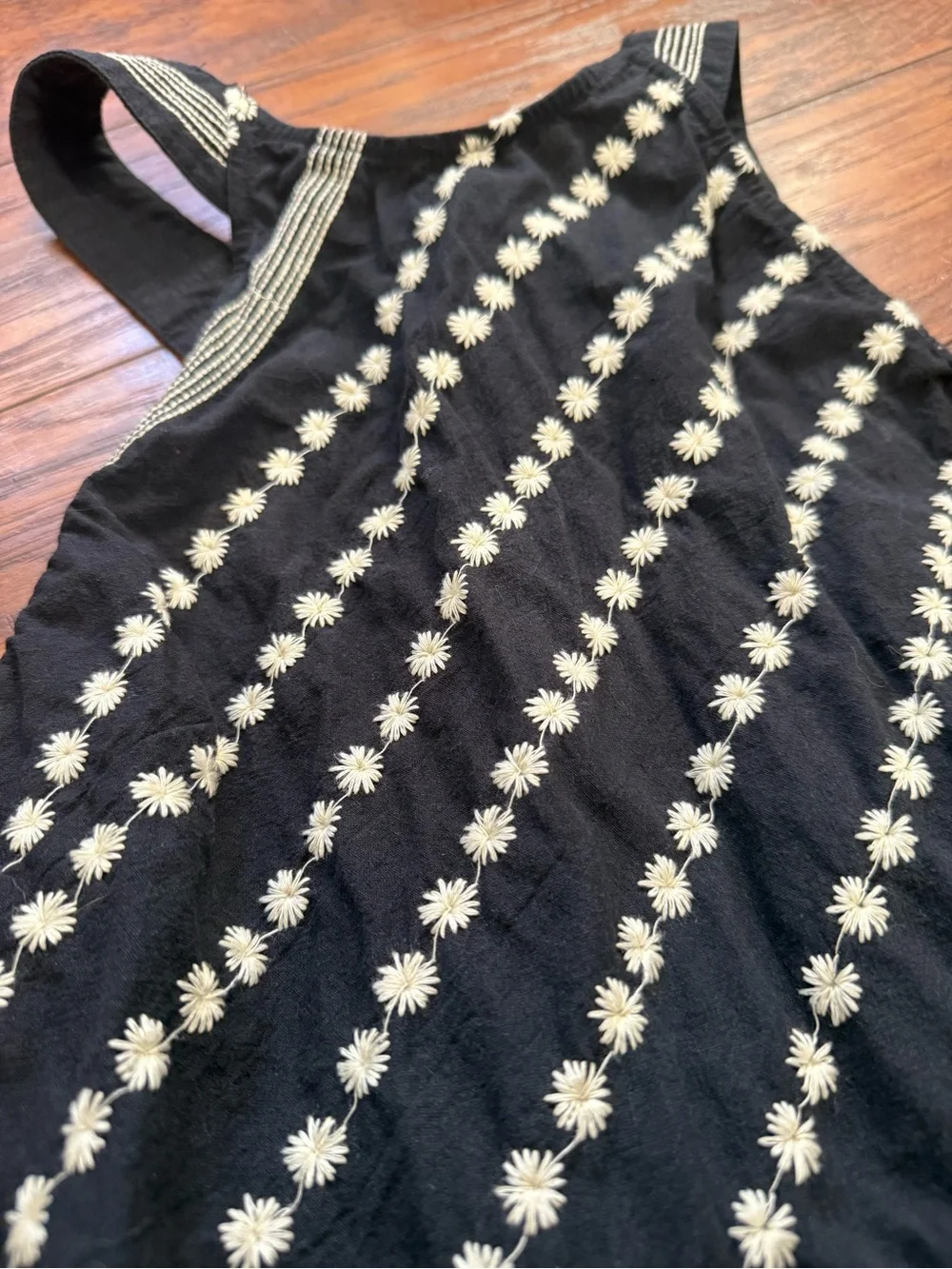NWOT Free People Black Juni Backless Embroidered Mini Dress Fall Winter | Small